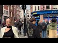 London Walk in Summer Rain Showers ☔️ Oxford Circus, Soho to Covent Garden · 4K HDR
