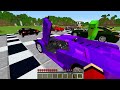 MIKEY AND JJ found the BIGGEST CAR PARKING MARKET AND BOUGHT SECRET SUPER CAR in Minecraft !