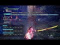 Monster Hunter World - Health regen augment Test  (Longsword & Nergigante Hunger + Recovery Up)