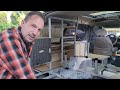 BUILDING a VAN with a SQUIRREL brain // E17 Cabinetry van conversion build