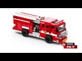 How to Build a LEGO Fire Truck (Tutorial!) - LEGO Detailed Fire Truck Build Instructions!