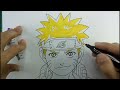 Drawing Naruto Uzumaki | Konoha Ninja | Anime Drawing From Scratch Using Alcohol Markers