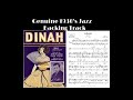 REAL 1930's Jazz Backing Track - DINAH