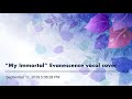 “My Immortal” Evanescence vocal cover | Jessica Abbott