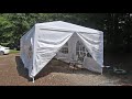 Timelapse 10' x 30' Party Tent Setup Quictent Wedding Canopy Installation Assembly DIY