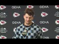 Patrick Mahomes talks after Chiefs lose to the Bills