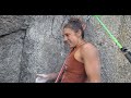 Amity Warme climbs Book of Hate 5.13d