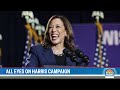 Kamala Harris holds 1st campaign rally, Biden set to address nation