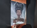 Acrylic Painting | Deep melanin ( trust the process)