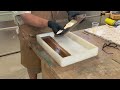 Applying a Seal Coat to an Epoxy River Charcuterie Board