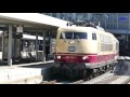 Hurray she's still driving !! Legendary BR 103 245 as replacement locomotive in Munich Hbf !!