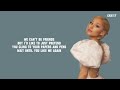 Ariana Grande - We can't be friend (Wait for your love) (Lyrics)