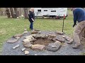 Building a Natural Rock Fire Pit - Our Favorite Design for a Firepit