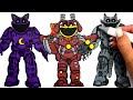 Poppy Playtime 3 Coloring Pages New / How to Color Mecha Titans Catnap, Dogday and Catnap Nightmare