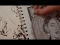 ⋆｡°✩ make pretty sketchbook pages with me ⋆｡°✩ cozy drawing session with art tips