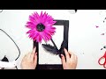 عمل زينة بلورق لغرفتك 🌺 زينة ديكور للحائط سهلة جداً DIY paper wall decoration🌺💐 #زينة #ورق_ملون