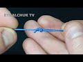 A very old angler showed me this fishing knot. Try it for sure!