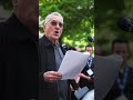 Robert De Niro exchanges words with protester after Trump trial speech #Shorts