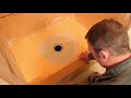 Schluter Shower Part 2:  Schluter Shower Pan and Curb Installation