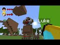 Minecraft NOOB vs PRO vs HACKER: STATUEN HAUS BAU CHALLENGE in Minecraft!