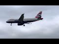 Strong Cross Wind Landings, Skilled Pilots. London Heathrow Airport