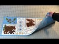 Northwoods Table Runner Machine Embroidery Project