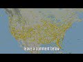 Global airplane traffic NOW vs February