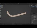 How to bend object in blender.  Blender native method. No modifiers