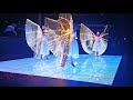 LED Wings Show in Gold/ Light of Dance live on stage