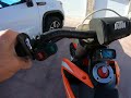 The 2017 KTM 150SX with QS138 70H V3  Votol EM260SP Controller and 4.8KW battery .