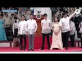 President Ferdinand Marcos Jr. and playing of We Say Mabuhay march