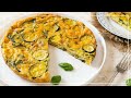 Sicilian-Style Zucchini Frittata Recipe 🥒🍃🥘 - Healthy and Delicious Breakfast