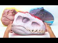 Unboxing Review Jurassic World Toy ASMR | Giant Raptor Mystery Box, Spiderman T-rex, Dinosaur Mask