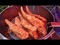 Mouth-Watering! Amazing Deep Fried Crispy Pig Tail and Meat | Thai Street Food