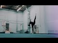 PROJECT 50 |  taping my rhythmic gymnastics clubs + new gymnastics routine (day 15)