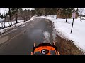 Arctic Cat 1000 snowmobile in the ditch, on the trails, over the water and on county roads *NO MUSIC