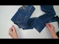 ✅Exposing the secrets of tailors⚡a skirt made of jeans in 2 ways