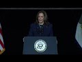 Kamala Harris addresses Trump's comment about her race