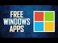 10 Best Free Apps for Windows from the Microsoft Store (2024)