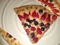 Berries and Bananas pizza with sugar cookie crust #staceynelsontv