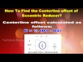 Find the offset distance of the Reducer in Piping system