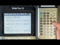 Quadratic Formula Program for TI-84 Plus CE