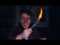 POROUS METAL FLAMING KNIFE ( New Technology )