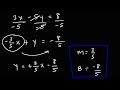 How To Find The Slope and Y Intercept of a Line | Linear Equations - Algebra