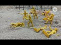 Army men:The tribes (Red vs yellow)plastic army men stopmotion