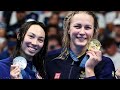 Torri Huske Gets Silver Medal in Women's 100m Freestyle at Paris Olympics (July 31, 2024)