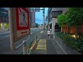 Tokyo Summer Evening Walk in Ota-ku, Japan • 4K HDR