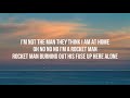 Elton John - Rocket Man (Lyrics)