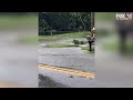 Hurricane Ian flooding causes Orlando's Lake Eola to overflow