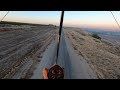 Trike takeoff and landing on a gravel road